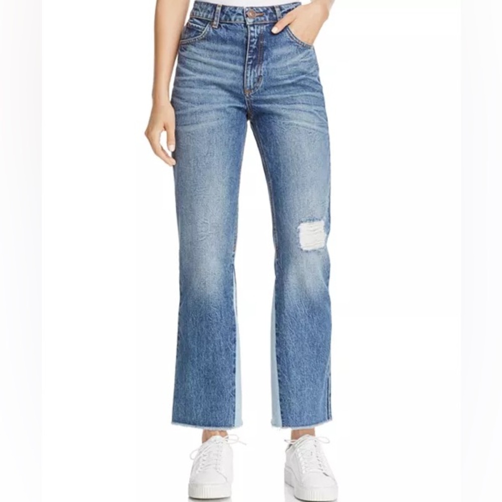 Sandro Johan High Rise Cropped Jeans